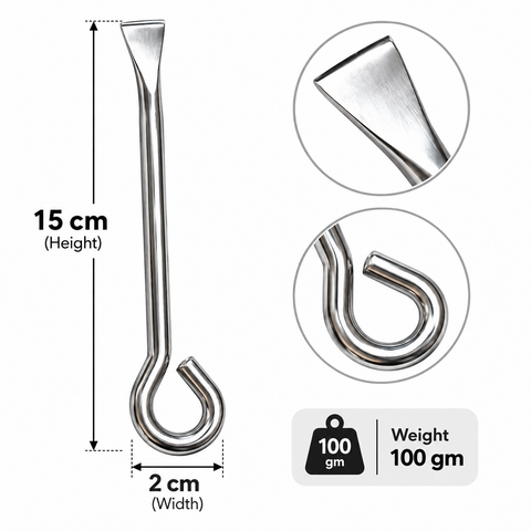 Stainless Steel Coconut Meat Remover Tool