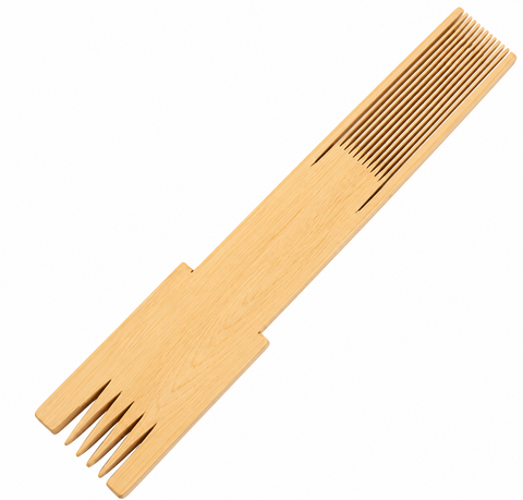 2-in-1 Natural Wooden Lice & Nit Comb – Fine & Wide Teeth