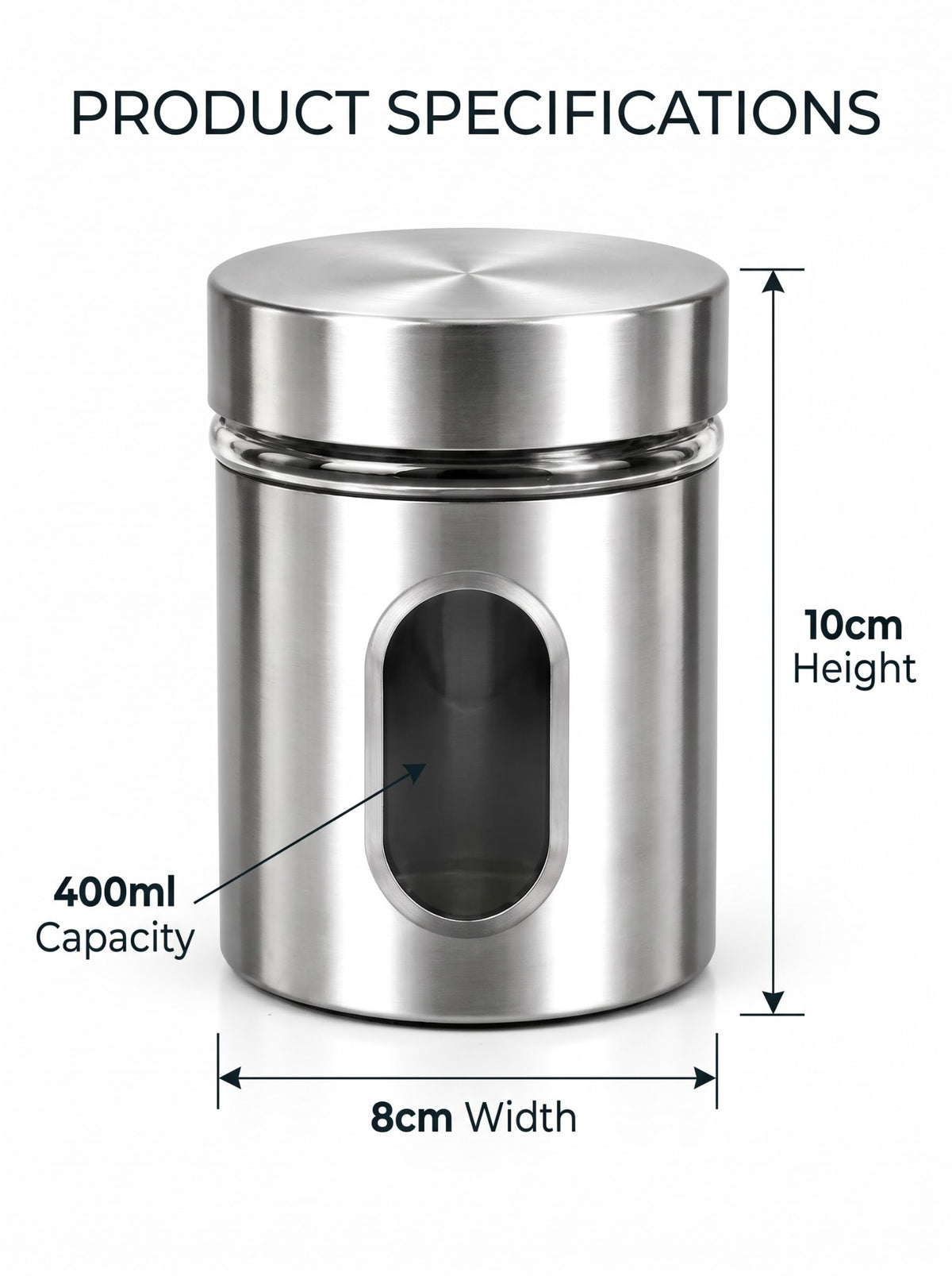 400ml storage container dimensions